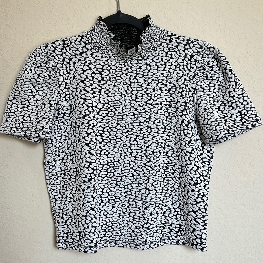 Zara Leopard Top